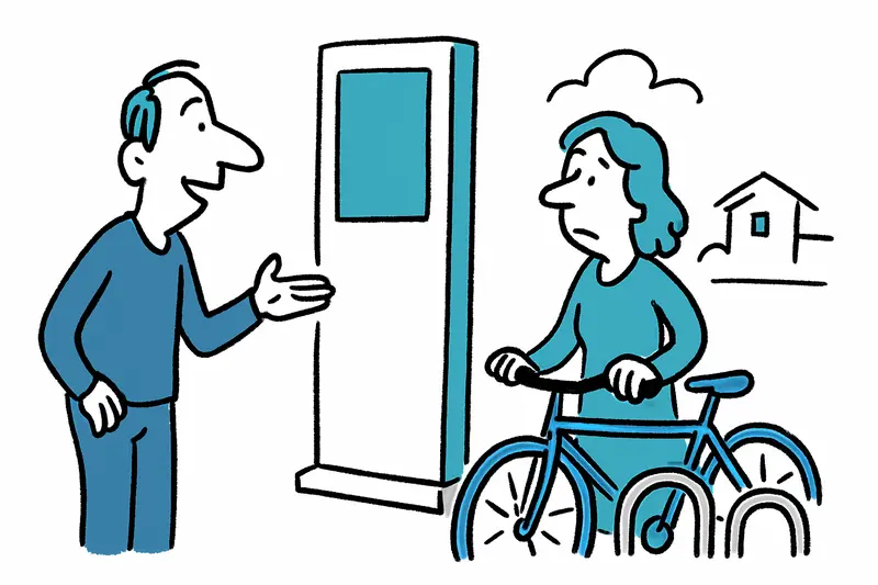 86 neue Infosäulen und 400 Fahrradständer: Kleine Dörfer, große Wirkung