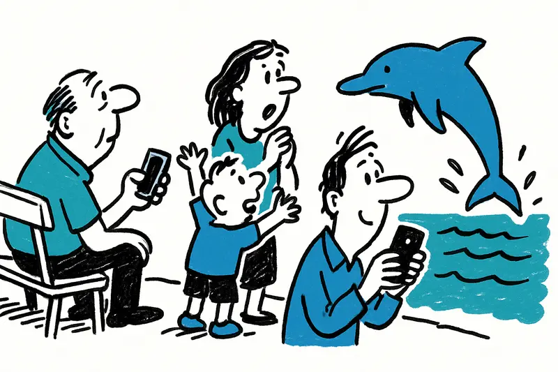 Frühlingsfreude am Wasser: Delfine spielen vor Illetes