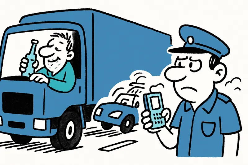 Betrunken am Steuer eines Sattelzugs: Warum die Ringautobahn weit mehr ist als nur eine Baustelle