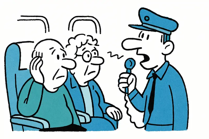 Überraschend undeutlich: Warum Borddurchsagen bei einer Insel-Airline oft schwer zu verstehen sind